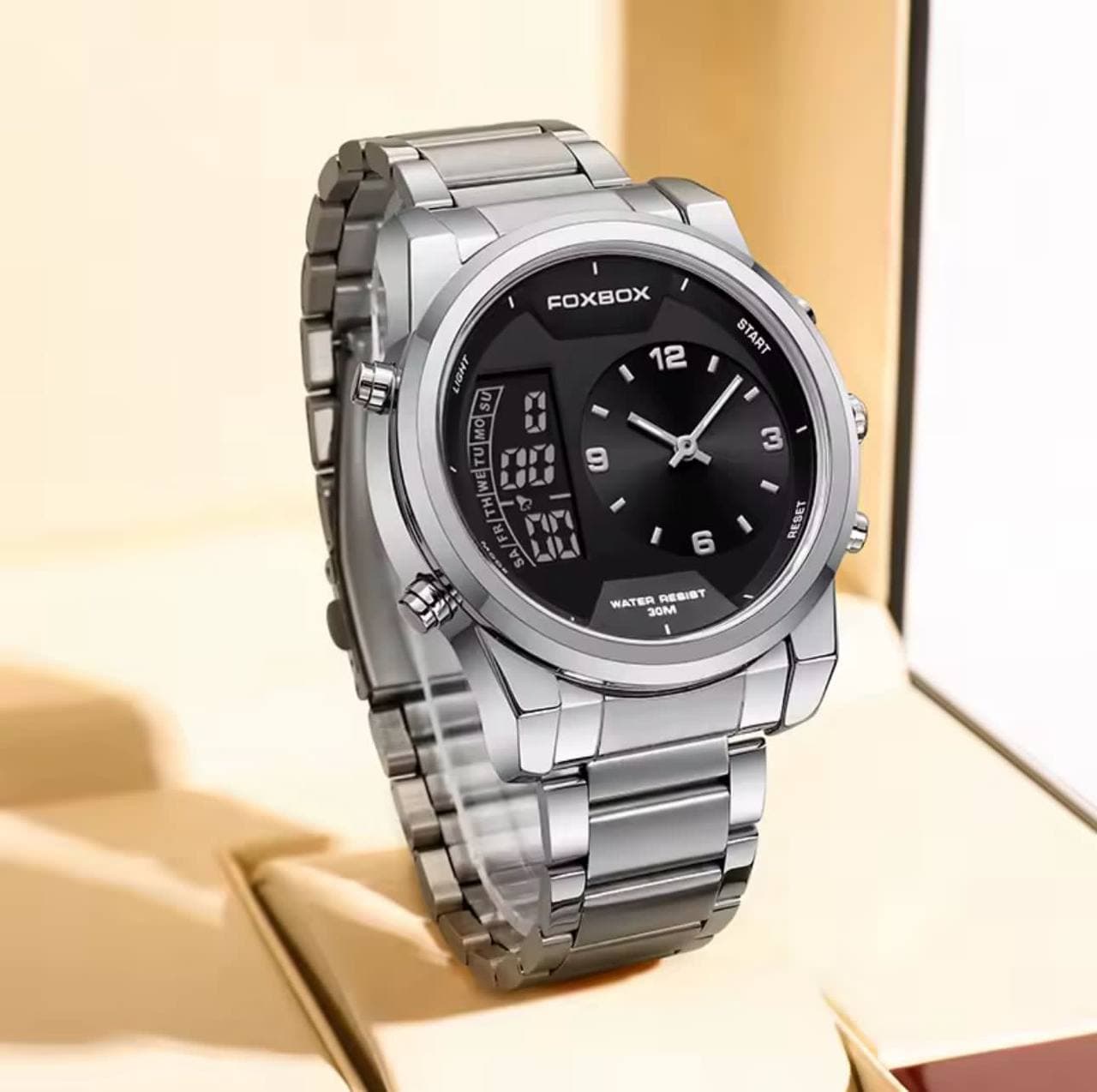 Foxbox Dual Time Gents Watch FB0058E thumbnail 2
