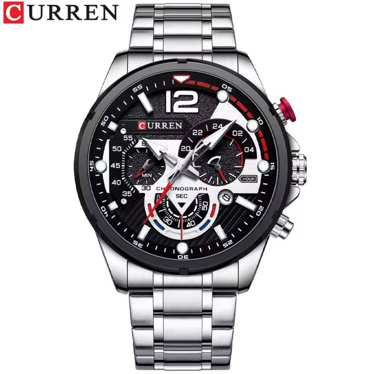 GENTS CURREN CHRONOGRAPH WATCH #8395 thumbnail 3