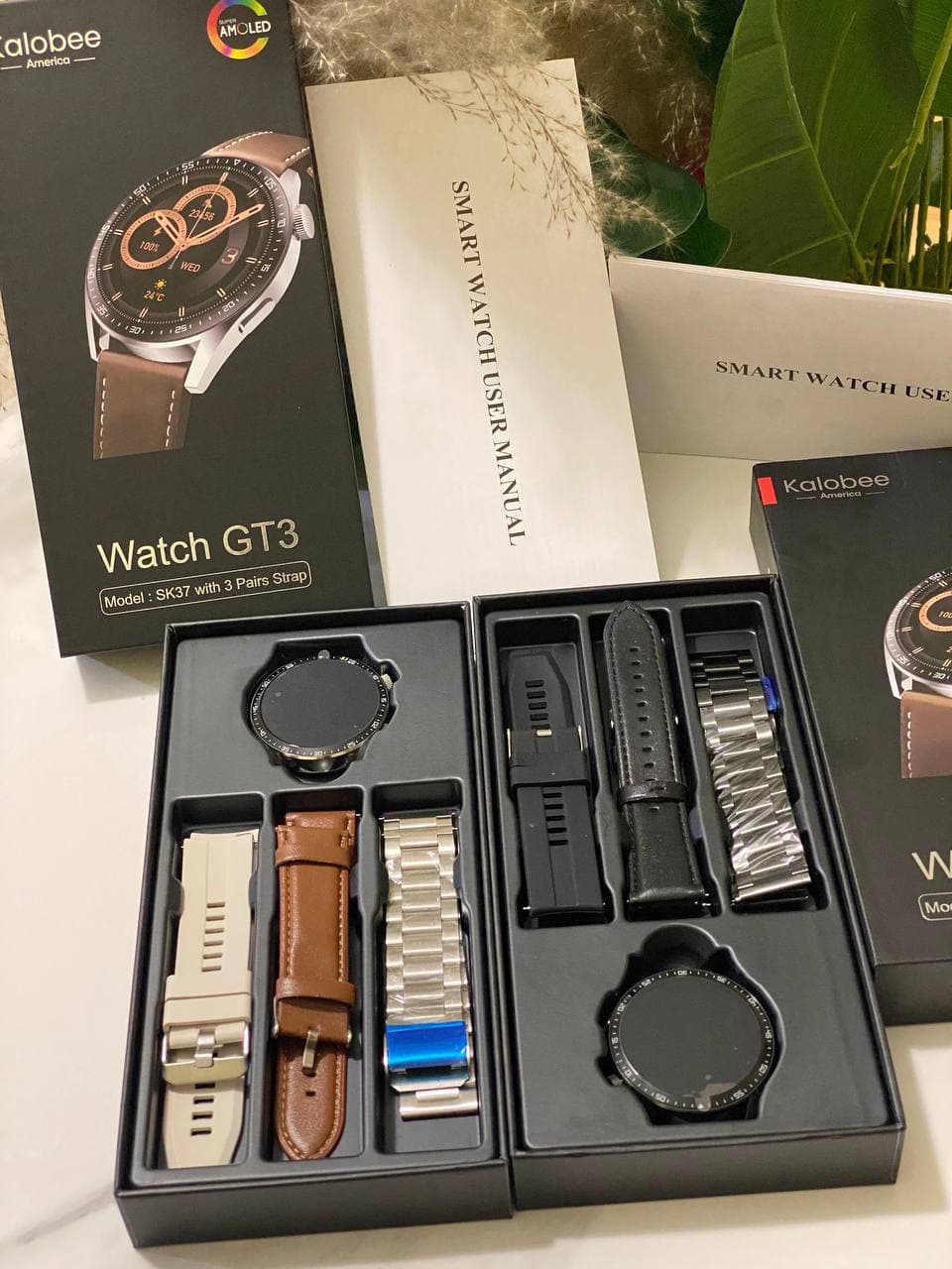 Kalobee SK37 Smartwatch (3 Pairs Straps) thumbnail 2