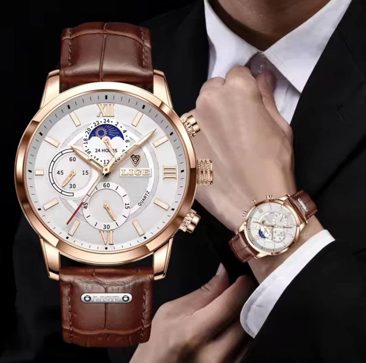 Lige LG8932 Chronograph Watch
