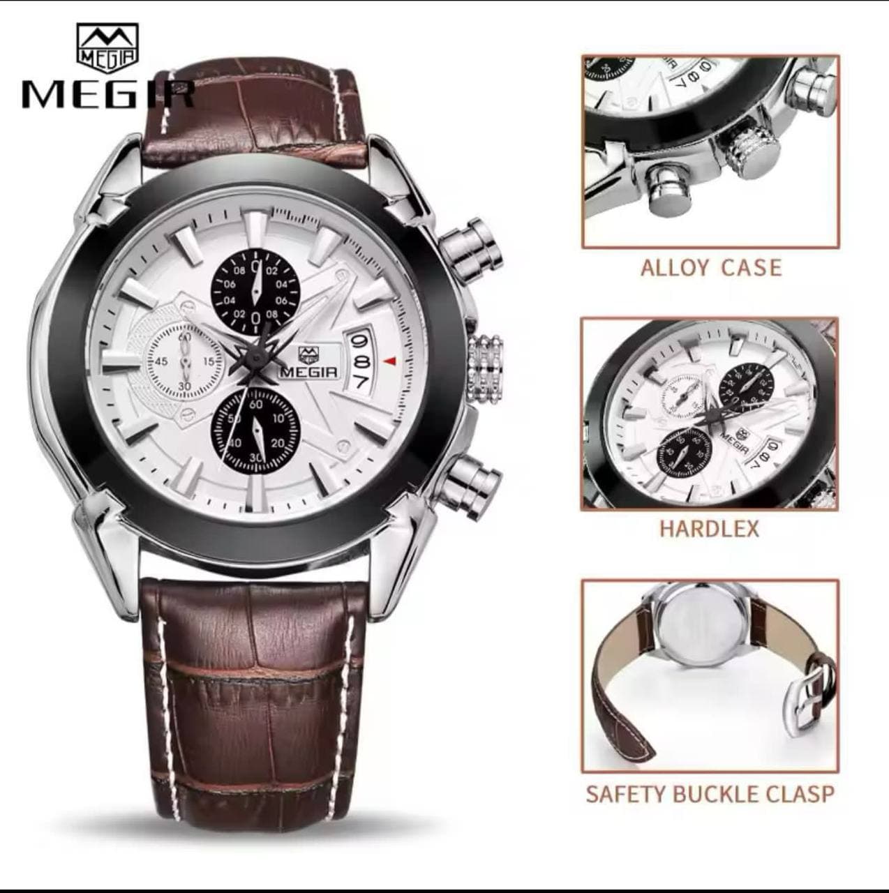 MEGIR CHRONOGRAPH GENTS(analogue) WATCH thumbnail 3