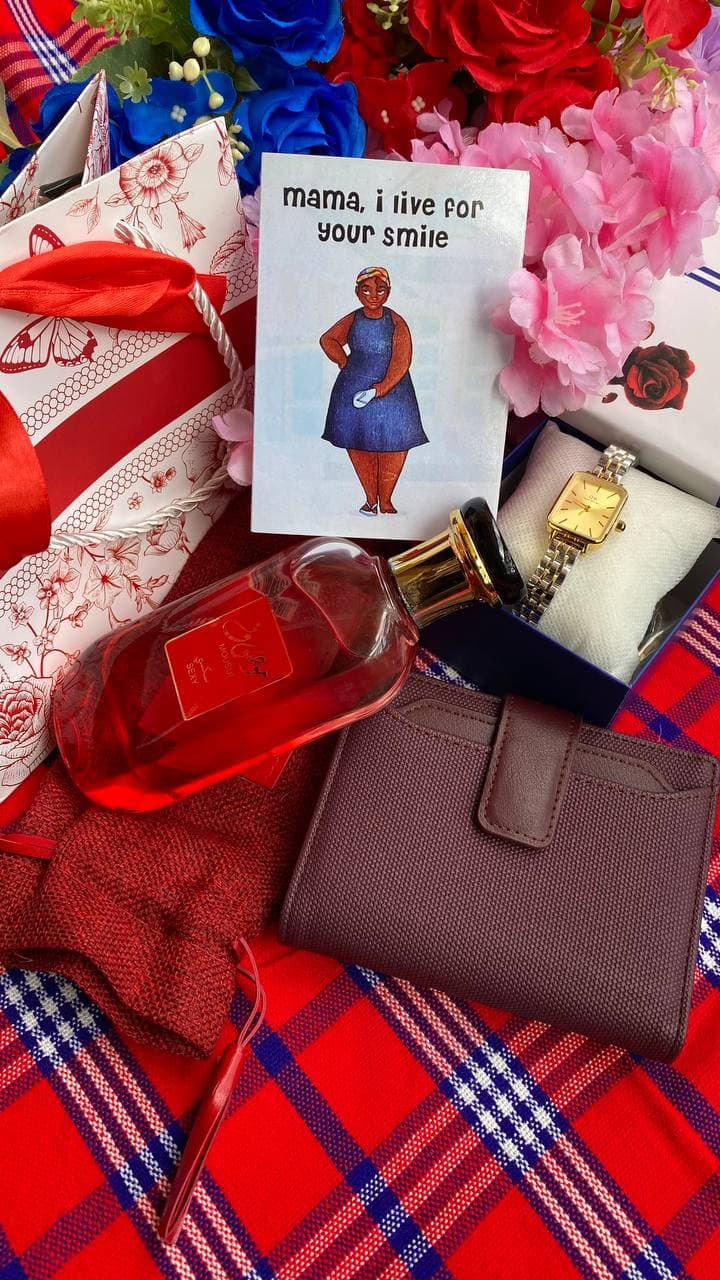 MOTHERS DAY GIFT PACK MOUSUF GIFT SET X WATCH x PURSE