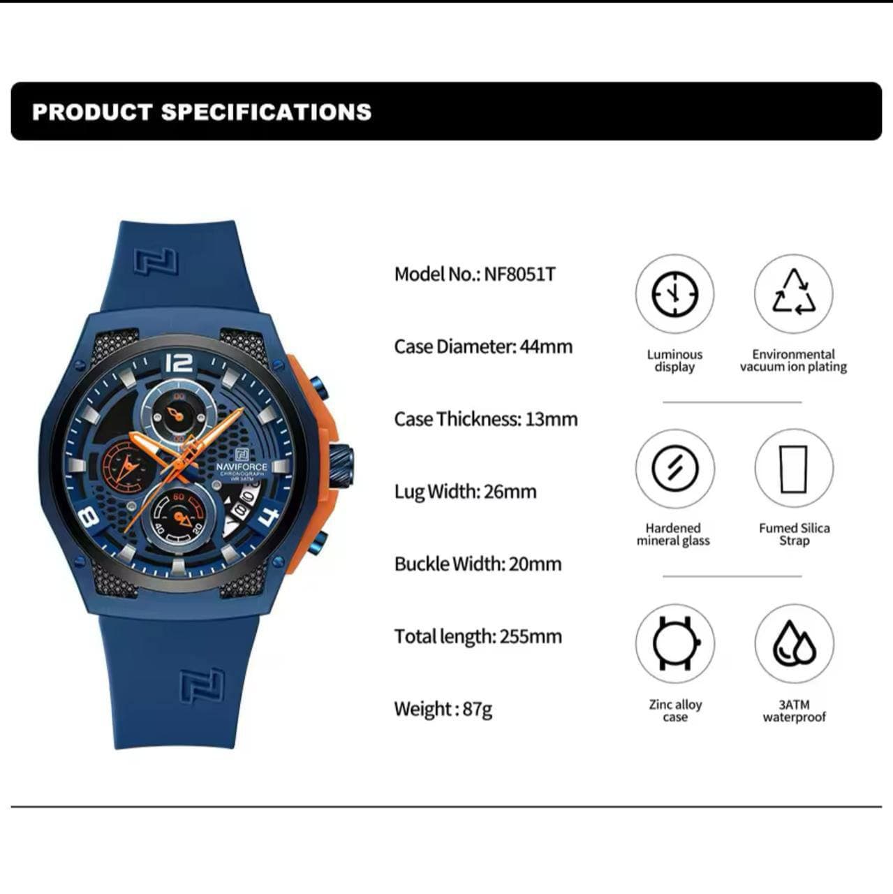 Naviforce Gents Watch #NF 9208 thumbnail 5