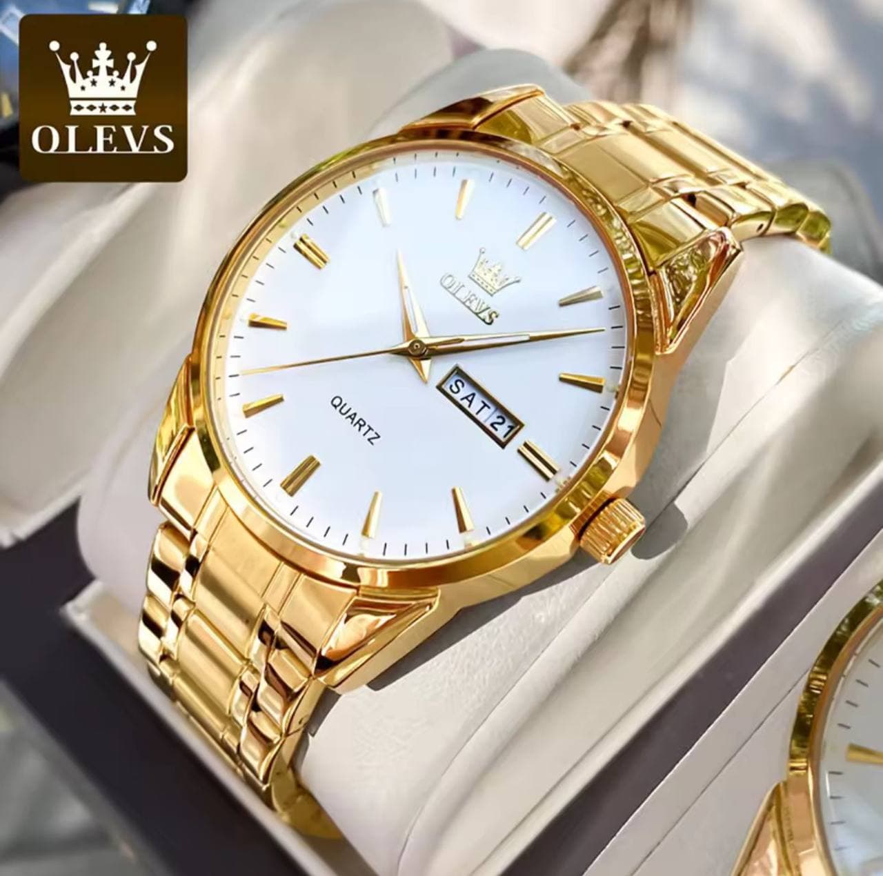 Olevs Gents Watch #6898 Metallic thumbnail 3