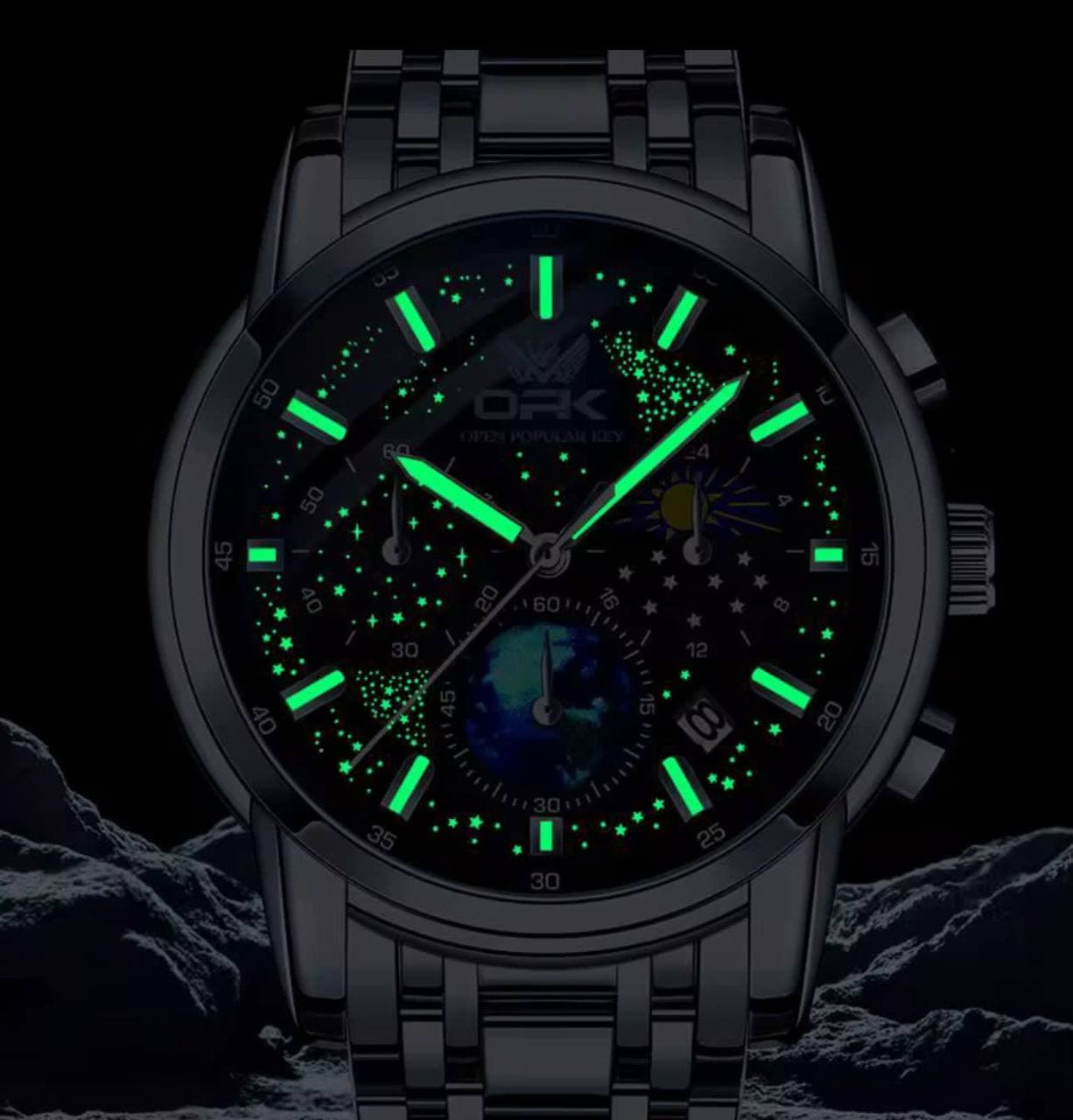 OPK Gents Chronograph Watch #8142 thumbnail 3