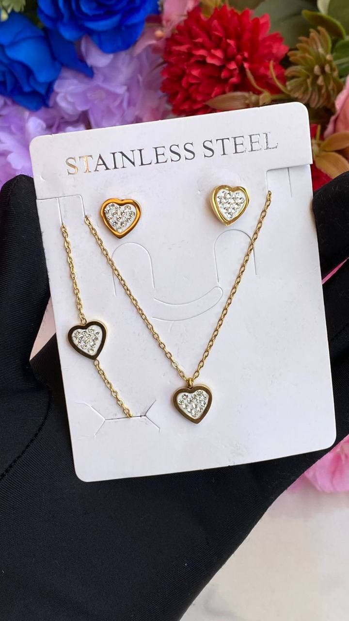 Stainless steel 3pc Jewellery Sets thumbnail 3