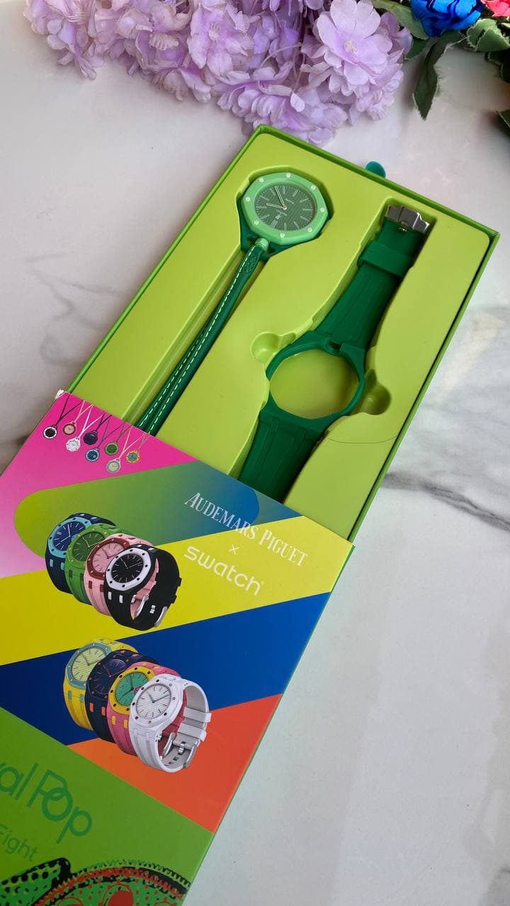 Trendy AP x Swatch Royal Pop Watch thumbnail 3