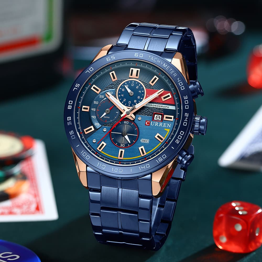 CURREN CHRONOGRAPH GENTS WATCH 8410