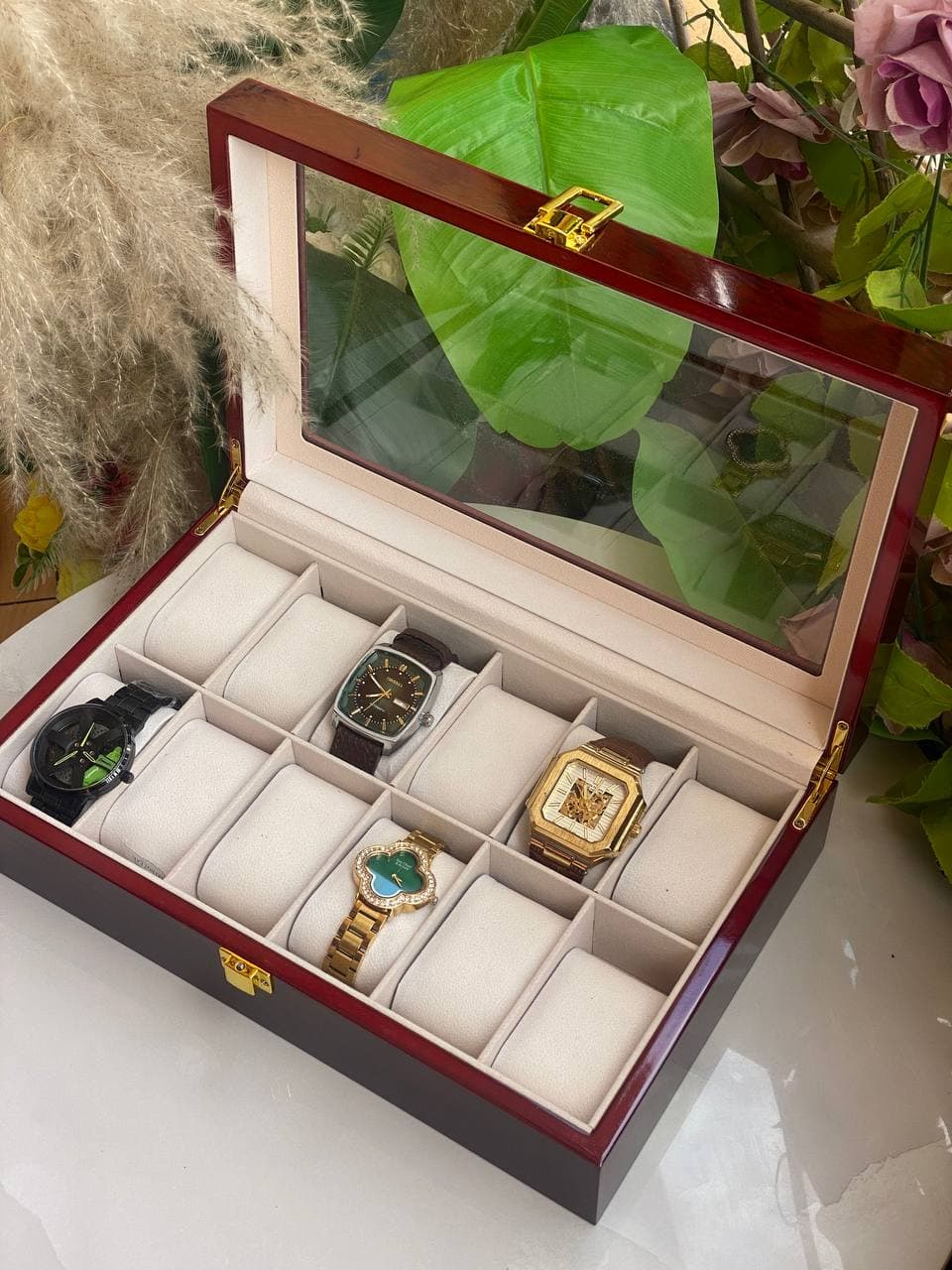 Wooden Executive Watch Organizers thumbnail 3