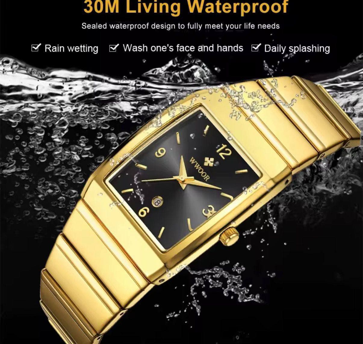 WWOOR SQUARE MEN WATCH #8888